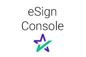 eSignConsole